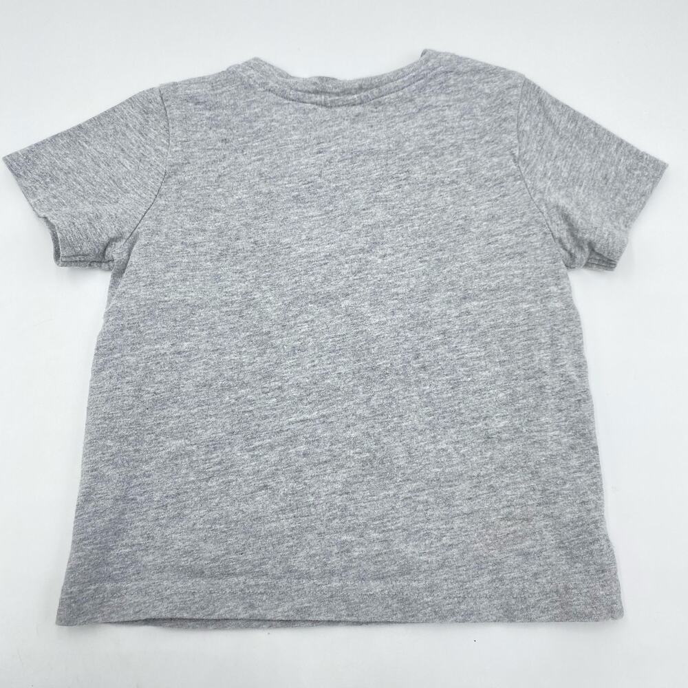 Janie & Jack Boy's Grey Adventures Parrot Macaw Embroidered SS Tee Size 18-24M - Picture 5 of 5